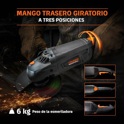 TRUPER ESMA-9N2 Angular grinder 9, industrial, 2300 W