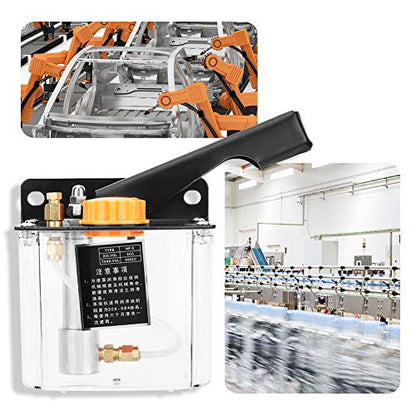 650CC 4mm -5R Manual Lubricating Oil Pump Right Hand Operated Lubrication Oiler for CNC Punching Lathe Cutting Milling Machine