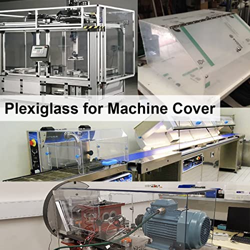 2 Pack Acrylic 24x48 Plexiglass Sheet 1/8 inch Thick - Clear Transparent Acrylic Sheets 24 x 48 for Laser Cutting,Signs,Crafts,Machine Cover,Shelves,Display,Tabletop,Windows Glass - size: 2 Pack 24x48inch 1/8 thick
