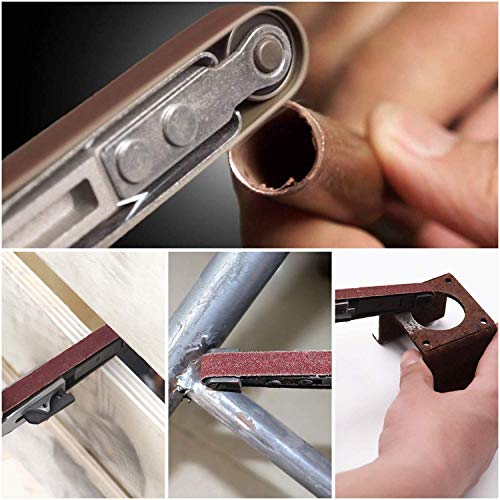 24 PCS 1/2 x 18 Inch Sanding Belts - 60 Grit 1/2x18 Aluminum Oxide Sanding Belts for Mini Belt Sander,Premium 1/2''x18'' Belt Sander Sandpaper – 24 Pack,60 Grit - size: 60 Grit