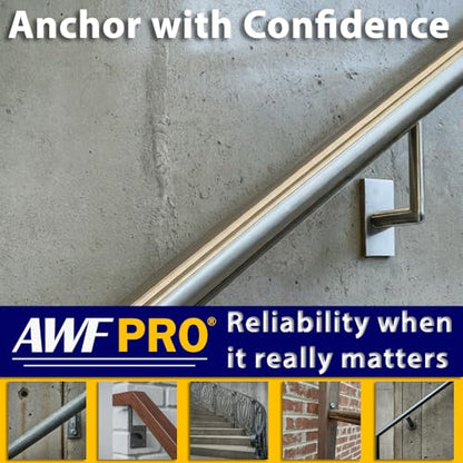 AWF PRO Rapid Set Concrete Anchoring Epoxy Adhesive, 600 mL
