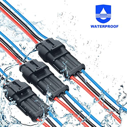 372pcs 1/2/3/4/5/6 Pin Connector Automotive Electrical Waterproof Connector - style: 372 pcs