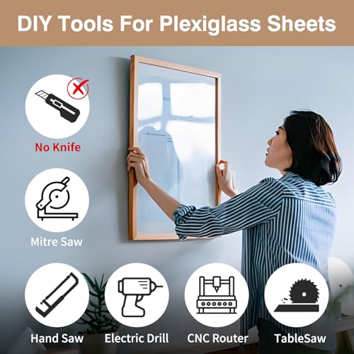 2-Pack 20" x 24" Plexiglass Sheets 1/4 inch Thick (6mm) - size: 20" x 24", 6mm Thick