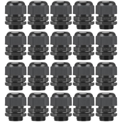 20 Pcs 3/4" NPT Cable Glands Waterproof Strain Relief Connector - color: 20 Pcs 3/4" NPT