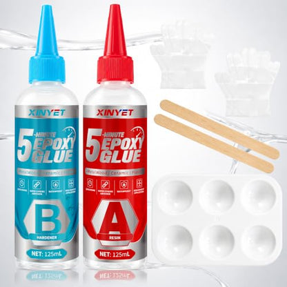 250 ml Two-Component Epoxy Glue, 5 Minutes Epoxy Glue