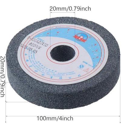 4-Inch Bench Grinding Wheels Aluminum Oxide 60 Grits Surface Grinding Ceramic Tools for Bench Grinder Buffing Machine Polishing
