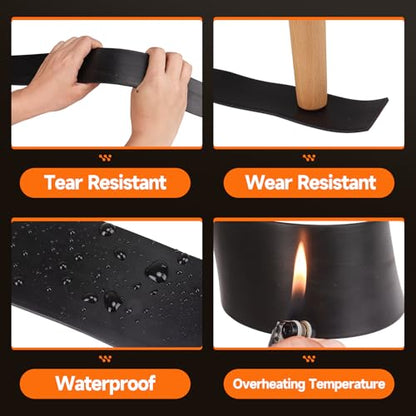 TORRAMI Neoprene Rubber Sheets & Strips Adhesive Solid Gasket Seal with Backing (1' Wide x 1/8" Thick x 10' Long) - size: 1" Wide X 10' Long, style: 1/8 (.125)" Thick