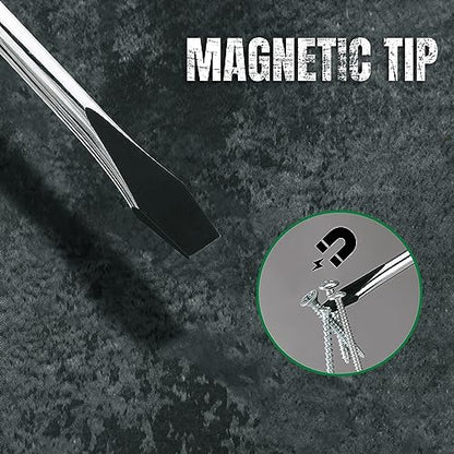 SK 6-Piece Magnetic Screwdriver Set, 3 Slotted & 3 Phillips Screwdrivers - style: Slotted & Phillips
