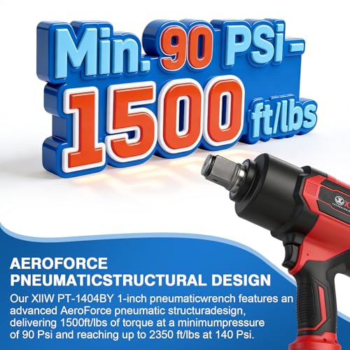 1 Inch Air Impact Wrench, 2,350ft-lbs Torque, 5,500RPM 1 Inch Impact Gun - size: 1 Inch | 2350 ft-lbs