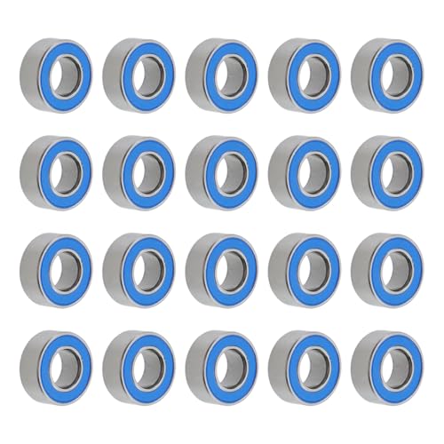 20pcs MR105-2RS Deep Groove Ball Bearing 5x10x4mm Miniature Bearing - size: 5x10x4mm