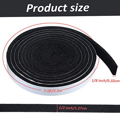 Boao 2 Pack BBQ Gasket Tape High Temp Grill Self Stick, 2