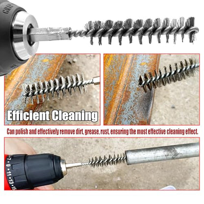 Stainless Steel Wire Brush for Drill with 1/4 Inch Hex Shank