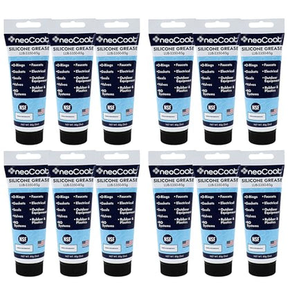 neoCoat Silicone Grease - 85 gram Tube (12 Count) - size: 12 Count