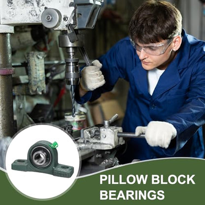 uxcell UCP204 Pillow Block Bearings, 20 mm Bore Self Alignment, (ABEC3) - size: UCP204 (Bore 20mm)