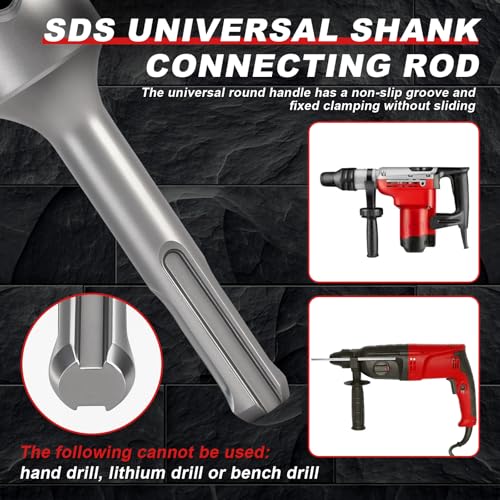 Professional 3-3/4" (95mm) Concrete Hole Saw 220mm SDS Plus & Dust Bag - size: 3-3/4" (95mm)