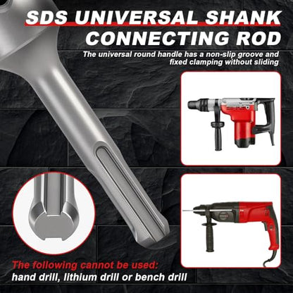 Professional 3-3/4" (95mm) Concrete Hole Saw 220mm SDS Plus & Dust Bag - size: 3-3/4" (95mm)