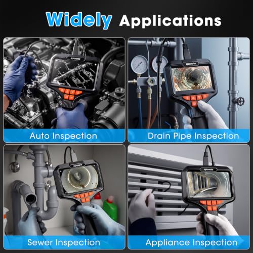 Endoscope Camera with Light for Automotive Wall Sewer Drain Inspection