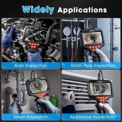 Endoscope Camera with Light for Automotive Wall Sewer Drain Inspection