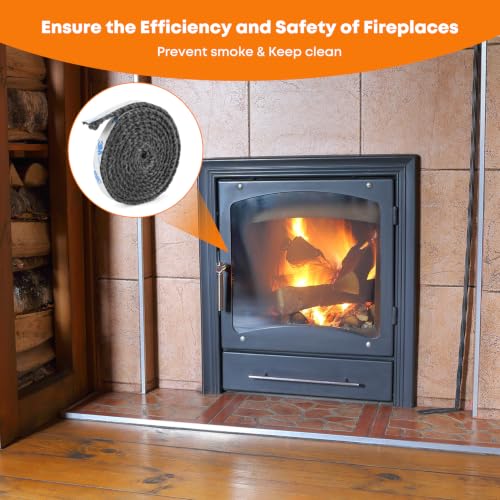 Stanbroil Stove Gasket Tape, 1/2" Width, 1/4" Thick, 72" Length - size: 1/2" Wide - 1/4" Thick
