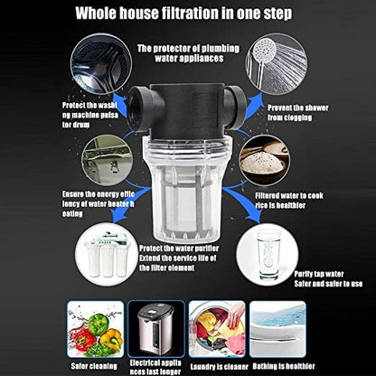 WINMAX 3/4" Female in-Line Strainer with 80 mesh Stainless Steel Filter Screen Model SRP-F08 - size: 3/4 INCH