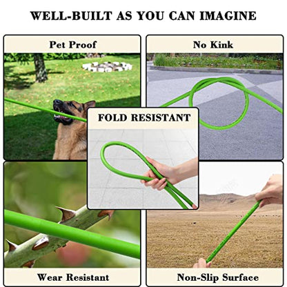 PWACCS Pressure Washer Hose, 1/4" x 25 FT Flexible Power Washing Hose - size: 1/4'' 25ft
