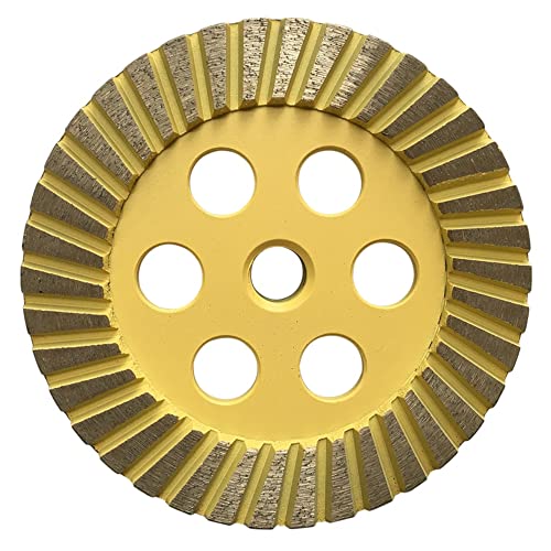5" Grinding Wheels for Concrete, Granite, and Marble, #60/80 Grit - style: 5" Diameter