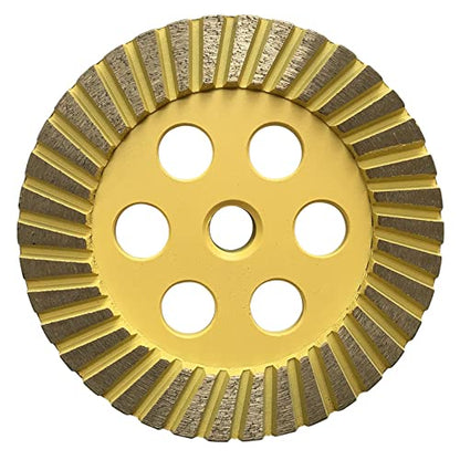 5" Grinding Wheels for Concrete, Granite, and Marble, #60/80 Grit - style: 5" Diameter