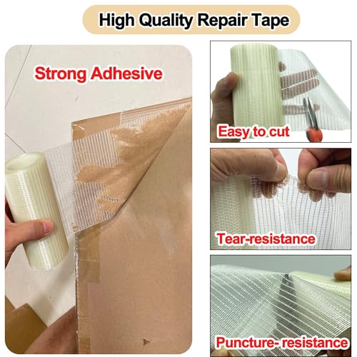 39FT RV Awning Repair Tape,Waterproof Canvas Repair Patch Kit, Tent Repair Tape for Tarp,Outdoor Repai Sail Tape, for Boat Covers, Canopy, Tears - size: 5IN x 39FT