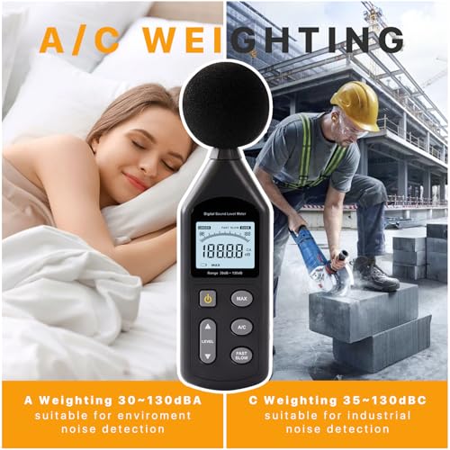 DB-01 Decibel Meter & Sound Level Meter 30-130dB