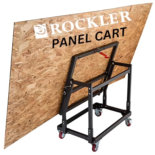 Rockler Material Mate Panel Cart & Mobile Shop Stand with 4" Casters