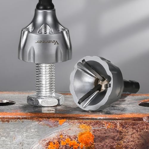 1/8" to 3/4" Deburring External Chamfer Tool with Carbide Blades - size: 1/8" to 3/4"