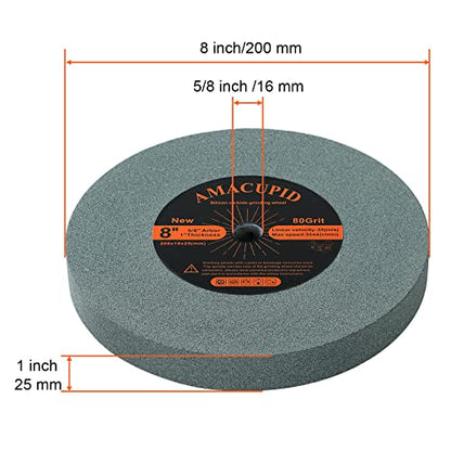 Bench Grinder Grinding Wheels. 80 Grit 8 Inch. Sharpening Carbide Tools