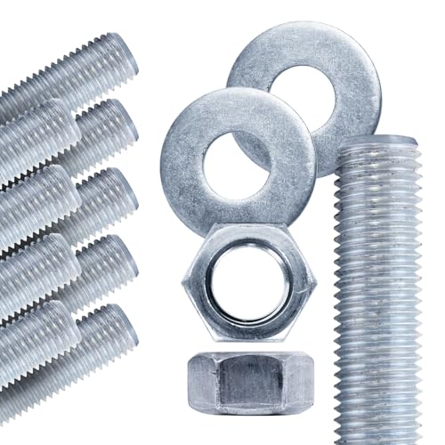 Conquest A307 Zinc Plated Threaded Rod 1/4"-20 x 18 - size: 1/4"-20 x 1.5'