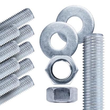 Conquest A307 Zinc Plated Threaded Rod 1/4"-20 x 36 - size: 1/4"-20 x 3'