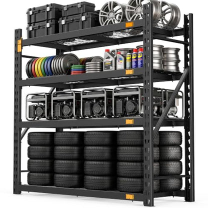 CAMMOO 6000LBS Heavy Duty Storage Shelves, 61''W x 24''D x 72''H - size: 61''W x 24''D x 72''H
