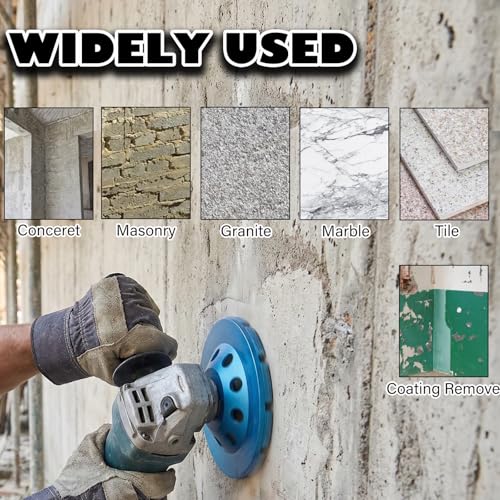 4 1/2 inch Concrete Grinding Wheel,5/8"-11 Arbor Diamond Cup Grinding Wheel Double Row for Granite Marble Concrete Masonry Stone - style: 4.5 Inch