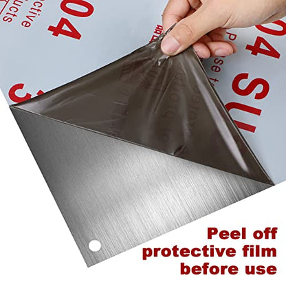 Reversible Stainless Steel Backsplash Behind Stove Metal BackSplash Panel Stainless Steel Cooking Backsplash Wall Panel for Kitchen Cooking Panel Pre Drilled Holes Matching Screws (32 x 30 Inch) - size: 31.9"L x 29.9"W
