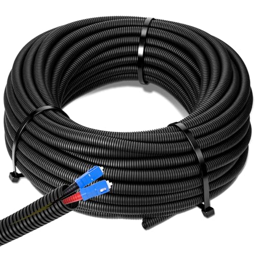 Sasylvia 1/2" X 300 ft Split Wire Loom Tubing, Cord Protector - size: 1/2" X 300ft
