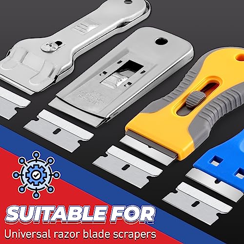 DIYSELF Single Edge Razor Blades 100 Blades Heavy Duty Razor Blades Refills - size: 100 Count (Pack of 1)