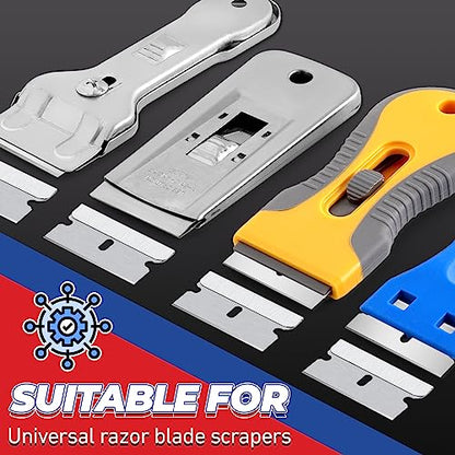 DIYSELF Single Edge Razor Blades 100 Blades Heavy Duty Razor Blades Refills - size: 100 Count (Pack of 1)