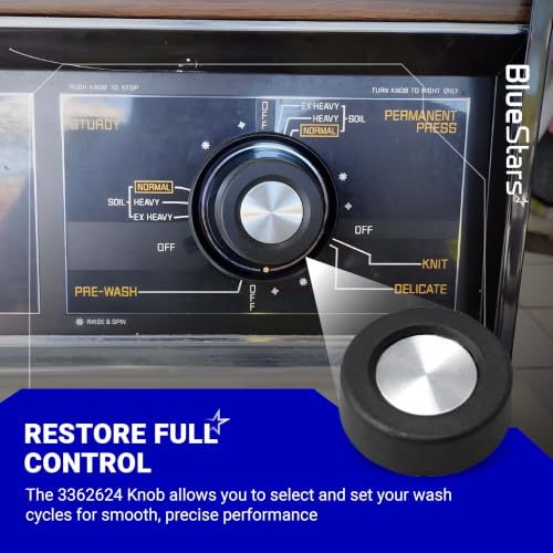BlueStars 2-Pack 3362624 Washer Timer Knobs