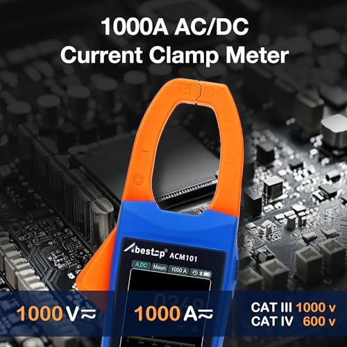 Smart 3-in-1 AC/DC Clamp Meter 1000A/1000V with Oscilloscope Recording