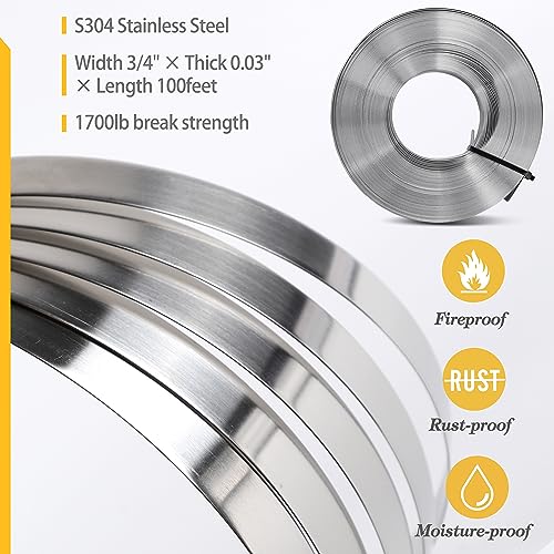 UpJiaFlarish Steel Banding Strapping Kit - Banding Tool, Stapping Tool