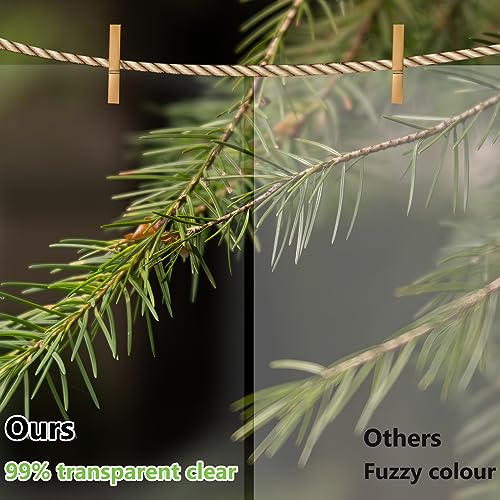 10-Pack of 8×10"×0.02" PET/Plexiglass Sheets, Transparent Flexible Plastic Sheet Panels, for Painting, Crafts, Signs, Picture Frames, Arts, DIY Display Project - size: 8" x 10" x 0.02"