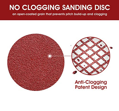 S SATC 1000 Grit 5 Inch Sanding Disc 8 Hole Hook and Loop Sanding Pad Aluminum Oxide Round Sandpaper Disc for Random Orbit Sander(150 Pack) - style: 150PCS 5 Inch 1000 Grit