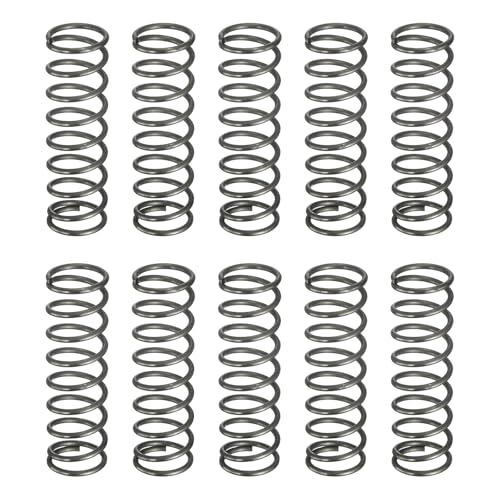 uxcell 20Pcs Compression Spring 12mm OD 1.2mm Wire Size 40mm Free Length - color: Silver Tone, size: 12mm x 1.2mm x 40mm
