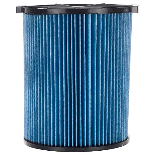 4 Pack 3-Layer Fine Dust Cartridge Filter Replacement Part 72952 Compatible with RIDGID VF5000, 5-20 Gallon Wet & Dry Vacuums, Washable & Reusable