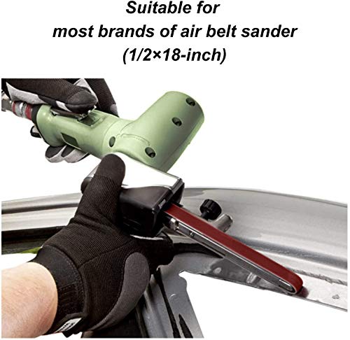 24 PCS 1/2 x 18 Inch Sanding Belts - 60 Grit 1/2x18 Aluminum Oxide Sanding Belts for Mini Belt Sander,Premium 1/2''x18'' Belt Sander Sandpaper – 24 Pack,60 Grit - size: 60 Grit