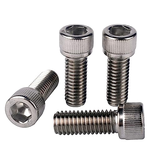 3/8-16 x 1-3/4" Allen Hex Socket Head Screw Bolt, 304 Stainless Steel 18-8, UNC Machine Full Thread, Pack of 10 - size: 3/8-16 x 1-3/4" (10 PCS)