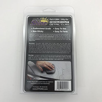 Magna Shine Car Detail Clay Bar | Medium Cut 200G | Safely Cleans Paint